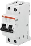 ABB Wyłącznik nadmiarowo-prądowy serii STANDARD 2-polowy C 4A 6kA S202-C4   2CDS252001R0044