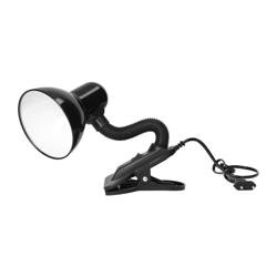 Lampa biurkowa z klipsem LATSA, 40W, E27, stal + tworzywo, czarna