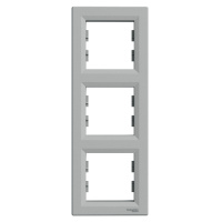 Schneider Asfora Ramka 3-krotna pionowa ALUMINIUM EPH5810361