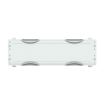 ABB Zestaw moduł pod zaciski na szynę DIN (do samodzielnego montażu) wymiary: 150mm x 500mm x 200mm; MBK206