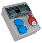 SEZ Rozdzoelnica ROS8/X-12A 1x16A 5p 2x230V 8 mod