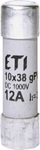 ETI Wkładka bezpiecznikowa cylindryczna CH 10x38mm 12A gPV 1000V DC 002625077