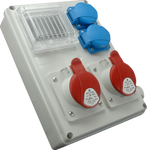 Rozdzielnica gniazdowa 1*32A/5p; 1*16A/5p; 2*230V; okienko 4; ROS-I 1603 A