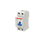 ABB Wyłącznik różnicowo-prądowy serii STANDARD F202-A-16/0,01; 2-polowy; typ A; I=16A; In= 10mA