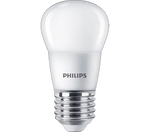 Żarówka LED Philips CorePro lustre 5-40W E27 827 470lm P45 Biała ciepła mleczna
