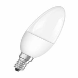 LEDVANCE Żarówka LED VALUE CLB świeczka 5,7W/827 odpowiednik 40W 470lm 2700K ciepła biała E14 FR Mleczna