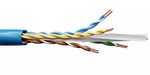 FIBRAIN DATA Przewód teleinformatyczny U/UTP kat. 6 4PR LSOH 500MHz niebieski 305mb
