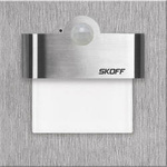 SKOFF Oprawa TANGO LED PIR Motion Sensor  230V AC IP20 Szlif / Biały 6000K