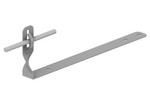 AN-KOM Uchwyt dachówkowy uniwersalny skręcony Z-zagięcie L=28cm, H=10 cm AN-22A OG