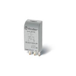FINDER Moduł sygnalizacji LED i zabezpieczenia przeciwprzepięciowego EMC (warystor), LED zielony 6-24V AC/DC; 99.02.0.024.98