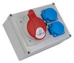 SEZ Rozdzielnica przenośna z uchwytem ROSP 3231 D, 1*32A/5P + 2*230V 16A IP54