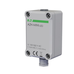 Automat zmierzchowy z wewnętrznym czujnikiem światłoczułym do załączania oświetlenia LED AZH-MINI-LED