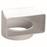 VENTIKA Kolano łącznikowe 110x55 mm/fi 100 mm, 90 st. białe