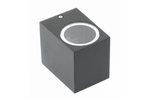 GTV Oprawa ścienna dwukierunkowa, TIAGO KW, GU10, MAX. 35W, IP54, AC220-240V, 50/60Hz, czarna