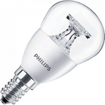 Żarówka LED Philips CorePro lustre 5,5-40W E14 840 520lm P45 Biała neutralna przeźroczysta