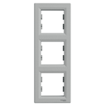 Schneider Asfora Ramka 3-krotna pionowa ALUMINIUM EPH5810361