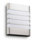 PHILIPS myGarden Kinkiet do ogrodu zewnętrzny stal nierdzewna Raccoon IP44 z źródłem LED 1x3W 270lm 2700K ciepła biel 230V 172734716