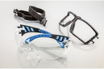 Hogert LOTZEN okulary ochronne bezbarwne/niebieskie uni HT5K010