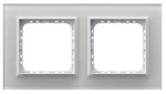 SONATA Ramka podwójna, szklana, grubość 4 mm R-2RGC/31/00