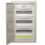 Rozdzielnica podtynkowa z ściąganym czołem RP12-3z N+PE 36 modułowa 540x285x120mm z zamkiem