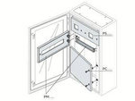 ABB Panel montażowy do aparatury modułowej 200X400 14-modułów PM1414K ( komplet na 1-rząd )