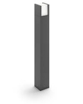 PHILIPS myGarden Słupek ogrodowy zewnętrzny latarnia antracytowy wysokość: 77cm Arbour IP44 z źródłem LED 1x6W 600lm 3000K ciepła biel 230V 164639316