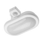 GTV Oprawa kanałowa DELTA OW z czujnikiem ruchu, 6W, 400lm, AC220-240V, 50/60 Hz, PF>0,5, Ra>80, IP54, kąt świecenia 120°, neutralna biała 4000K, biała+B12;  LD-DELOW6WC-NB