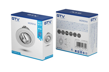 GTV Oprawa sufitowa punktowa MORENA IP20 OP-OPROK1-80