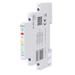 F&F Lampka z wbudowanym zabezpieczeniem 3-fazowa LK-BZ-703K; szerokość 6,2mm