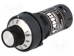 Potencjometr przemysłowy do falowników CM22-R10K 22mm;IP65;Seria
prod: CM22; -25÷70°C; Ø22,5mm;10kΩ