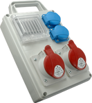 Rozdzielnica gniazdowa 1*32A/5p; 1*16A/5p; 2*230V; okienko 4; ROS-I 1603 D/A z uchwytem