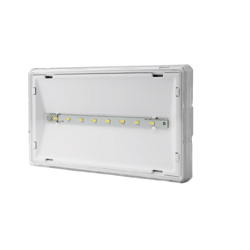 AWEX Oprawa awaryjna EXIT S IP65 ECO LED AT 1W 115lm 1h jednozadaniowa biała ETS/1W/E/1/SE/AT/WH