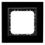 SONATA Ramka pojedyncza Czarne szkło, grubość 4mm R-1RGC/32/25