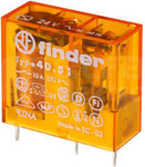 FINDER Przekaźnik do gniazd i obwodów drukowanych 1P 10A 24V AC; 40.51.8.024.0000