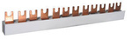 ETI Szyna izolowana zbiorcza sztyftowa 3-fazowa 54-modułów (18 aparatów), 16mm² 100A; długość: 1000mm; IZS16/3F/18; 002921114