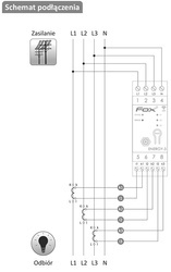 F&F FOX Monitor-licznik zużycia energii wi-fi, 3 fazowy - ENERGY-3-100