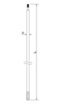 AN-KOM Uziom składany przedłużka, długość: 1500mm, średnica: Ø16 mm AN-54Z/OG/ F195148