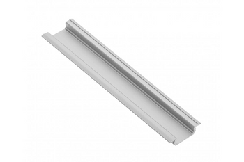 GTV Profil aluminiowy LED z kołnierzem GLAX Silver 3,05m wpuszczany