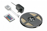 GTV LD-ZL5RGB150-00 00 ZESTAW LED RGB 5m 150LED 7.2W/m, KONTROLER IR, ZASILACZ 12V 25W, IP20