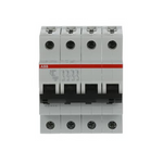 ABB Wyłącznik nadmiarowo-prądowy serii STANDARD 4-polowy C 2A 6kA S204-C2