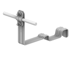 AN-KOM Uchwyt dach. prof. prosty Z-śr. Wzór 34 H=10cm /OG/ AN-26L/OG/-N