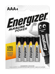 ENERGIZER Alkaline Power Bateria AAA (R03) E92 1,5V 4 sztuki; E300132607