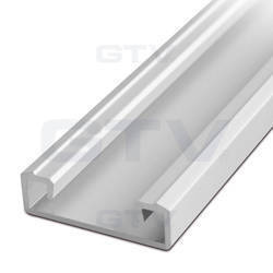 GTV Profil aluminiowy LED nakładany GLAX Silver 2m; PA-GLAXNK-AL