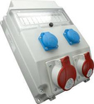 SEZ Rozdzielnica budowlana ROS11/X-23/A; 2x16A/5P + 4xGS; 11-modułów; IP54