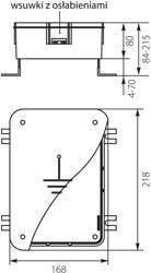 Puszka do złącza odgromowego PZO
