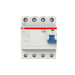 ABB Wyłącznik różnicowo-prądowy serii STANDARD F204-A-63/0,03; 4-polowy; typ A; I=63A; In=30mA