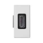 K45 Płytka K45 adapter HDMI-HDMI 45×22,5mm czysta biel K129B/9