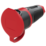 PCE Gniazdo gumowe z zatyczką 16A 230V 2411-srw