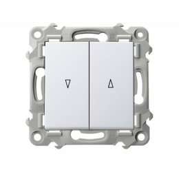 SZAFIR Łącznik żaluzjowy z blokadą mechaniczną biały ŁP-7ZB/m/00