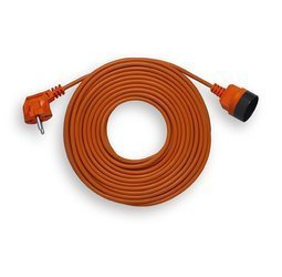 Przedłużacz ogrodowy 2x1 mm² długość 20m pomarańczowy PK-1020